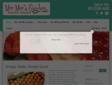 Tablet Screenshot of meemeesgoodies.com